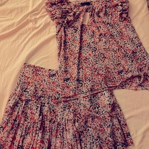 Banana Republic Matching Skirt and Blouse